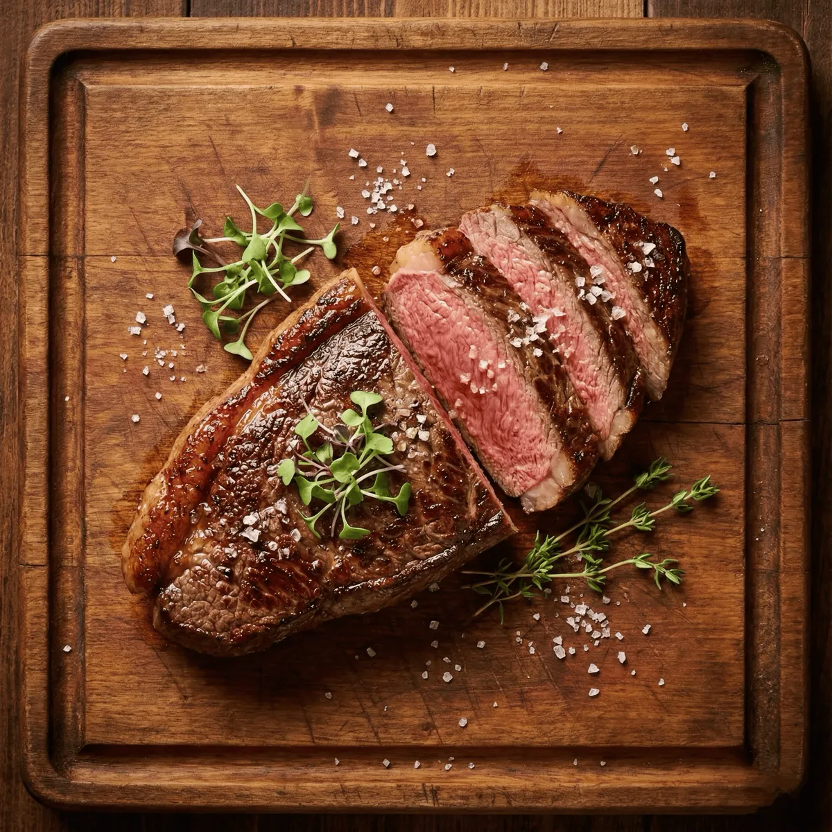 Picanha, plated